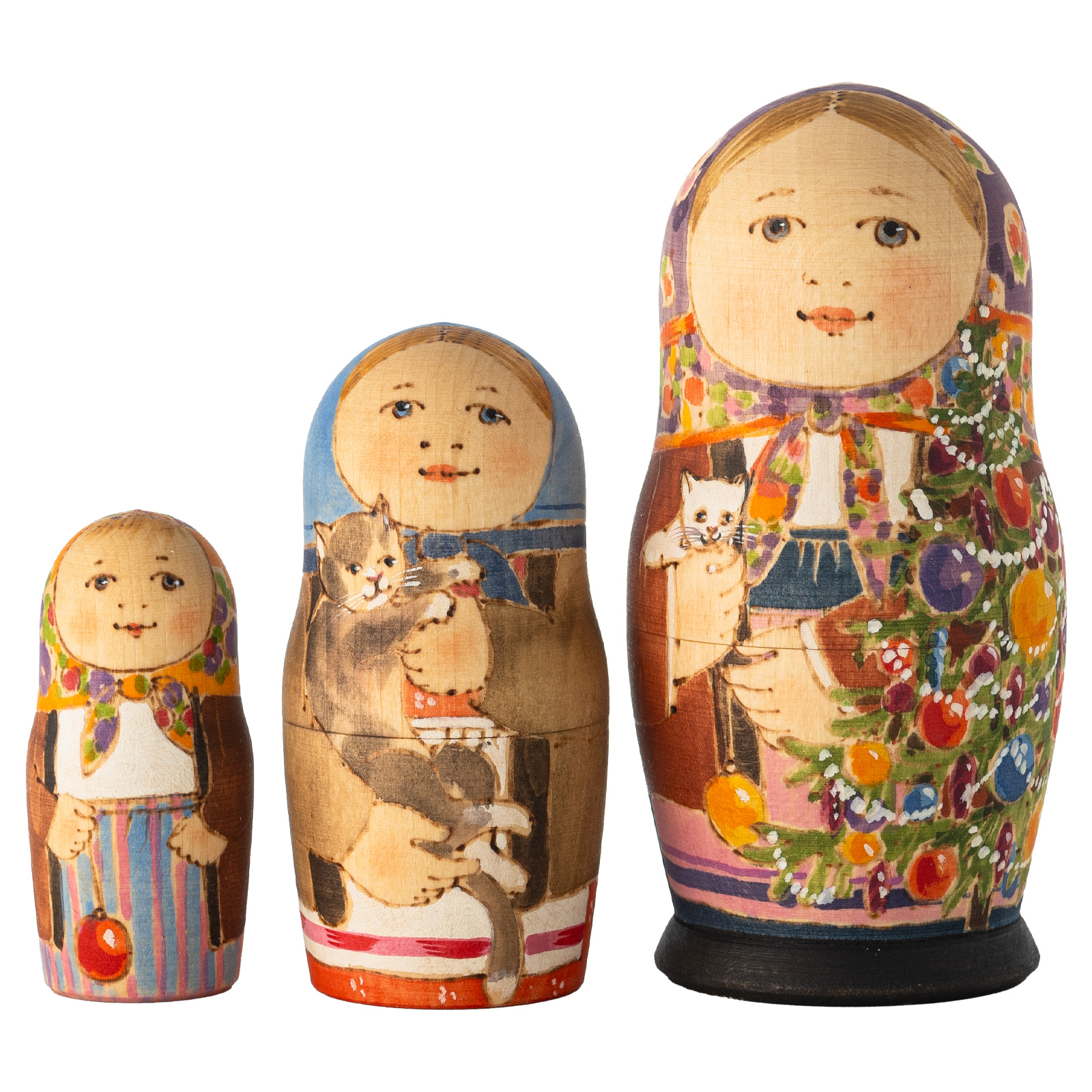 Авторская матрёшка, «Новогодняя» Авторская матрёшка, «Новогодняя»