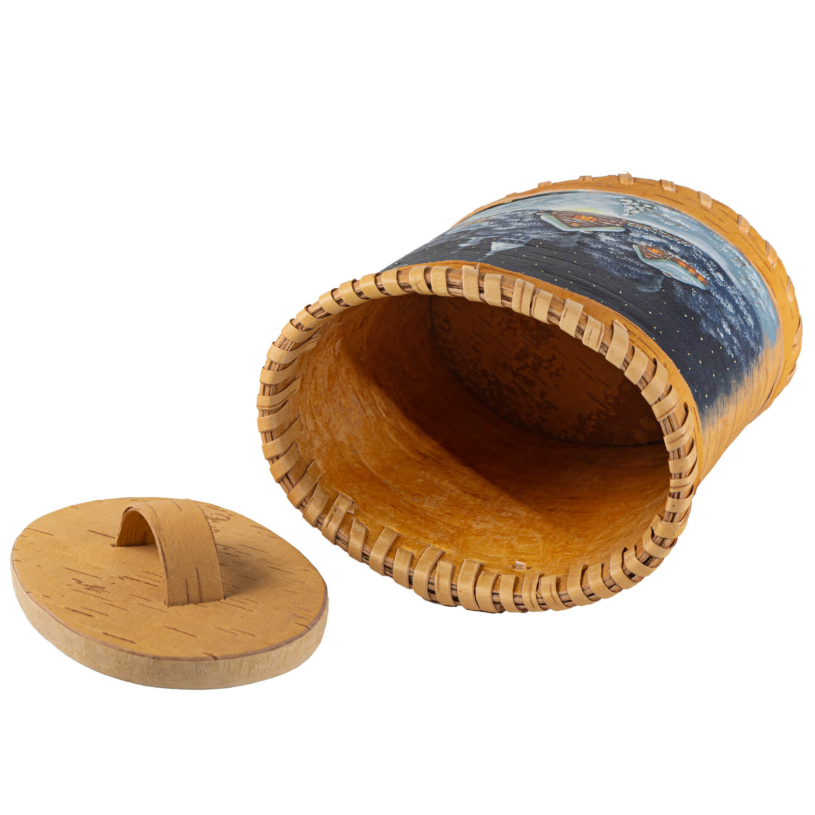 Туесок «Зимний пейзаж»