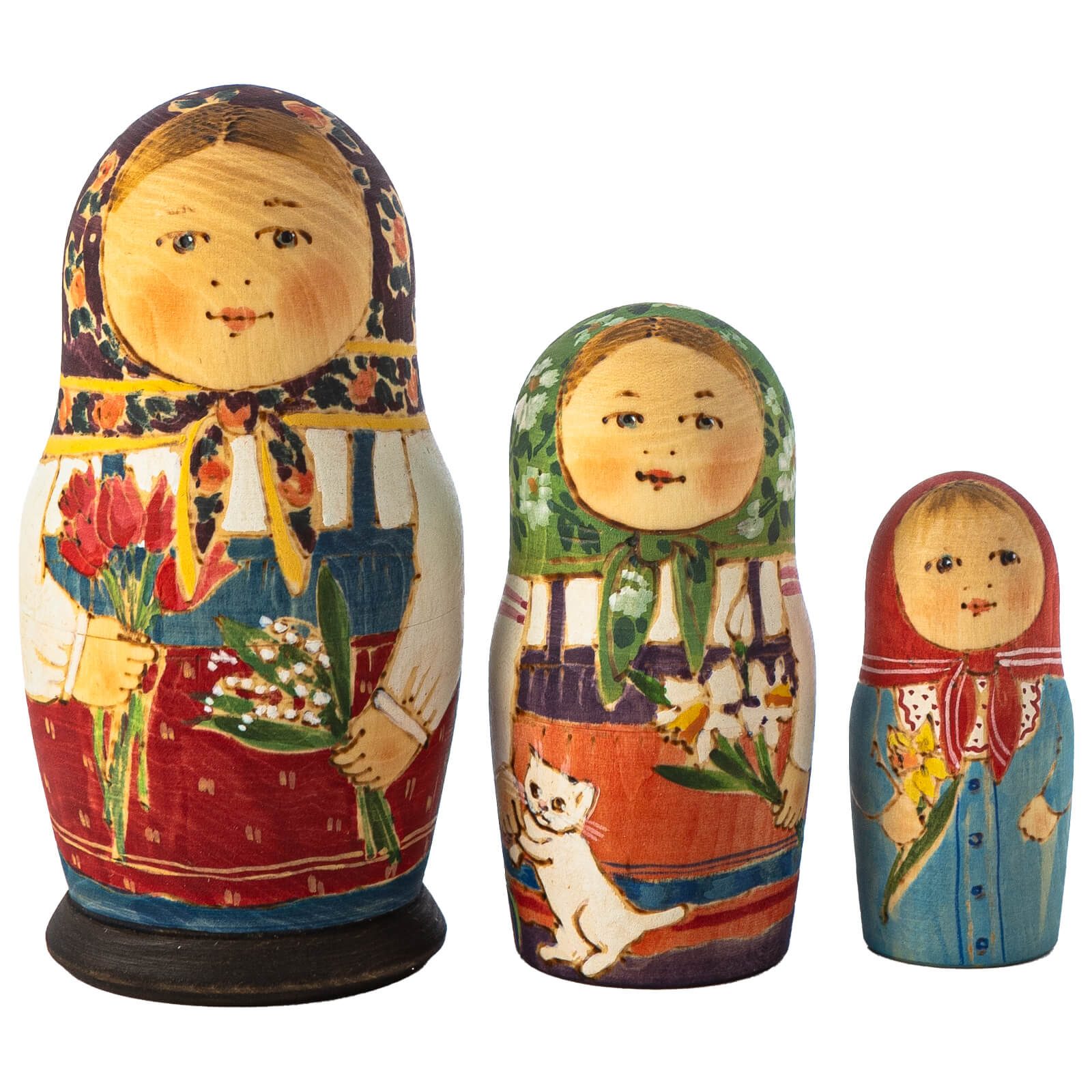 Авторская матрёшка, сюжетная «Весна» Авторская матрёшка, сюжетная «Весна»