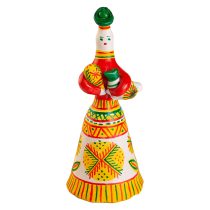 Барыня с букетом и уточкой, Филимоновская игрушка