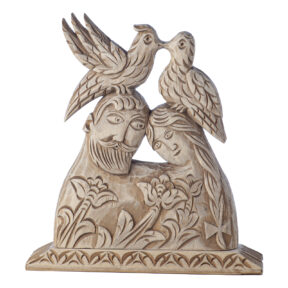 Влюблённая пара, Деревянная игрушка