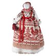 Кукла-мотанка в народном костюме на подставке