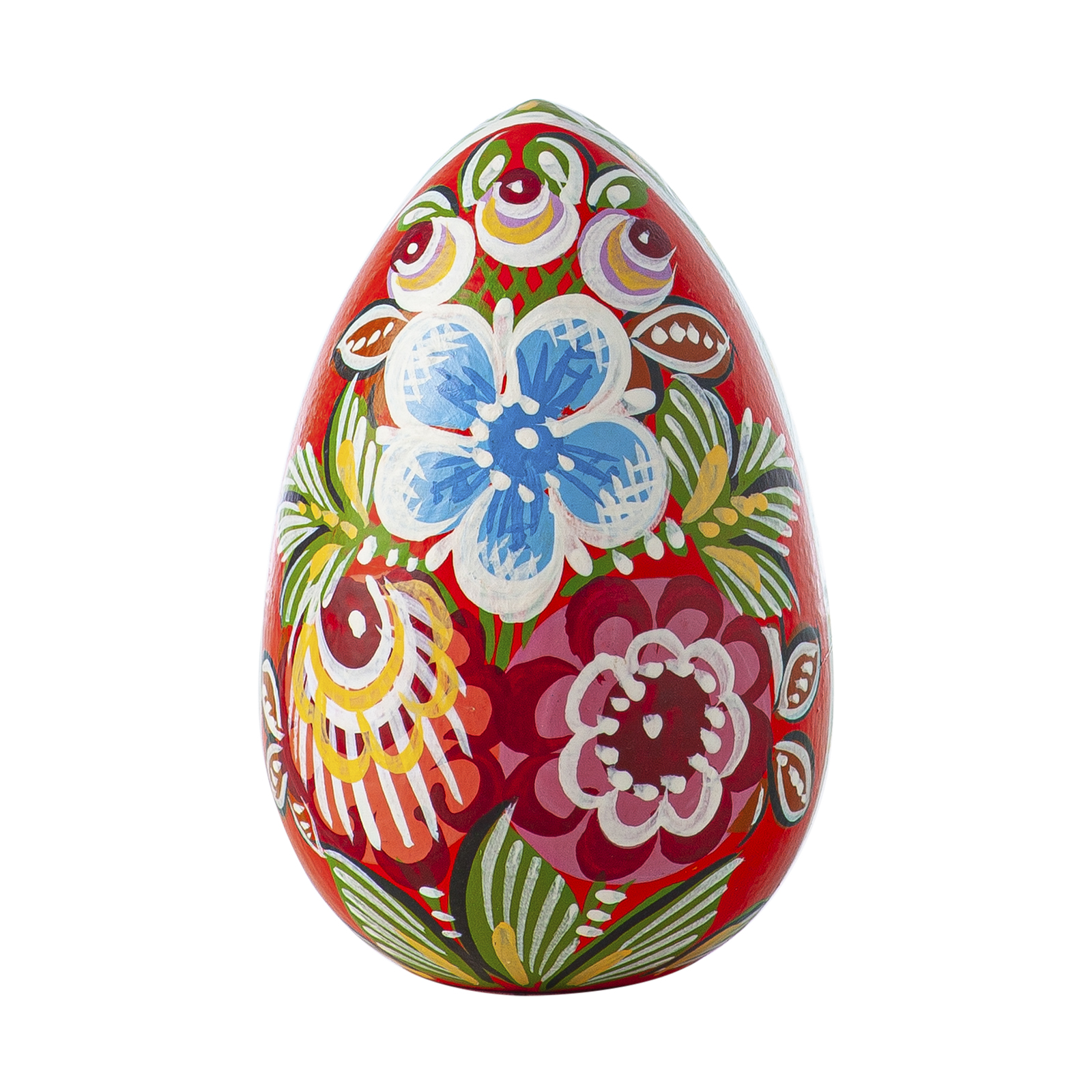 Деревянное яйцо «Петушок», Городецкая роспись