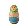 Деревянная матрёшка «С петухом»