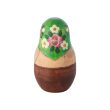 Деревянная матрёшка «С петухом»