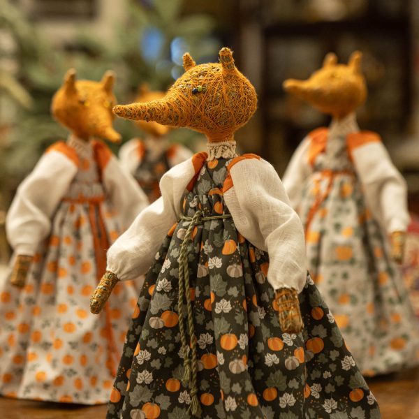 Лисичка, Игрушка из сена