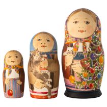 Авторская матрёшка, «Новогодняя»