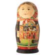 Авторская матрёшка, «Рождественский вертеп»
