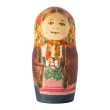 Авторская матрёшка, «Рождественский вертеп»