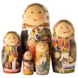 Авторская матрёшка, «Рождественский вертеп»