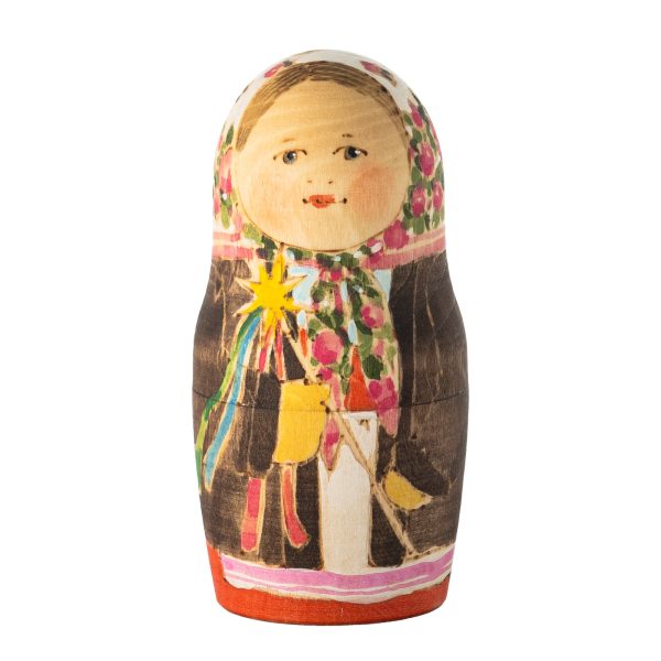 Авторская матрёшка, «Рождественский вертеп»