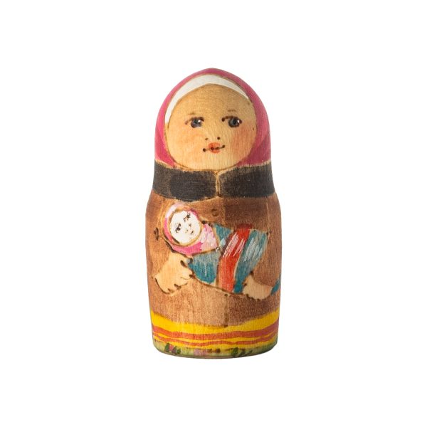 Авторская матрёшка, «Рождественский вертеп»