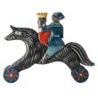 Серый волк, Деревянная игрушка на колёсиках