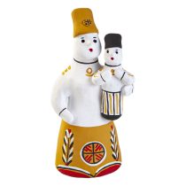 Баба с младенцем, Каргопольская игрушка