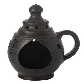 Подсвечник-кацея, Чернолощёная керамика