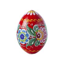 Деревянное яйцо «Цветы», Городецкая роспись