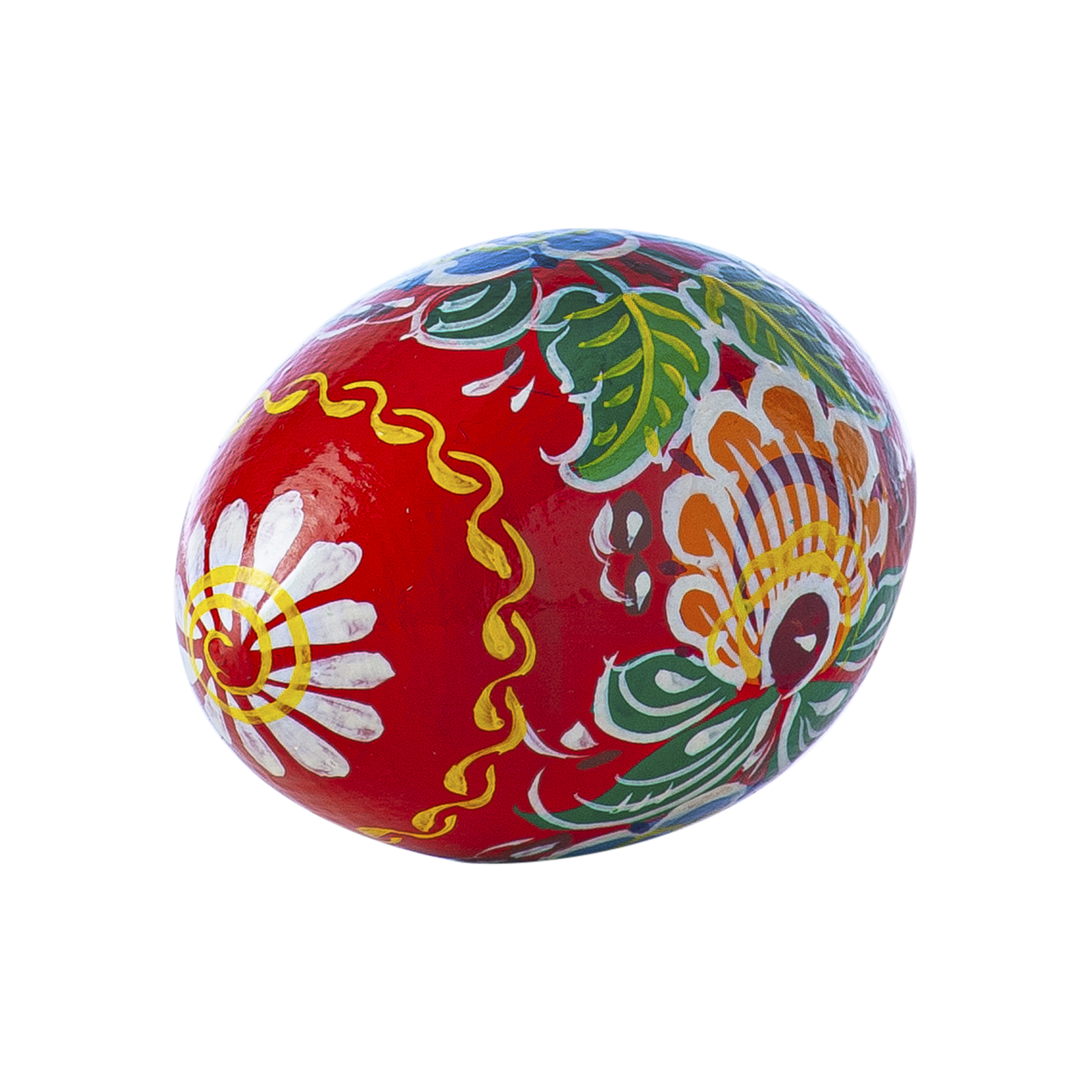 Деревянное яйцо «Цветы», Городецкая роспись