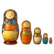 Деревянная матрёшка «С петухом»