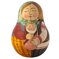 Неваляшка «Парочка с дитём»