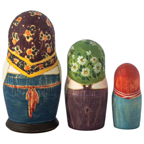 Авторская матрёшка, сюжетная «Весна»