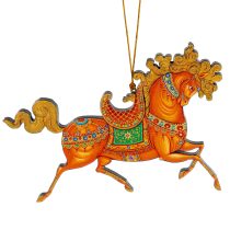 Красный конь, Лаковая миниатюра