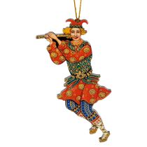 Скоморох со свирелью, Лаковая миниатюра