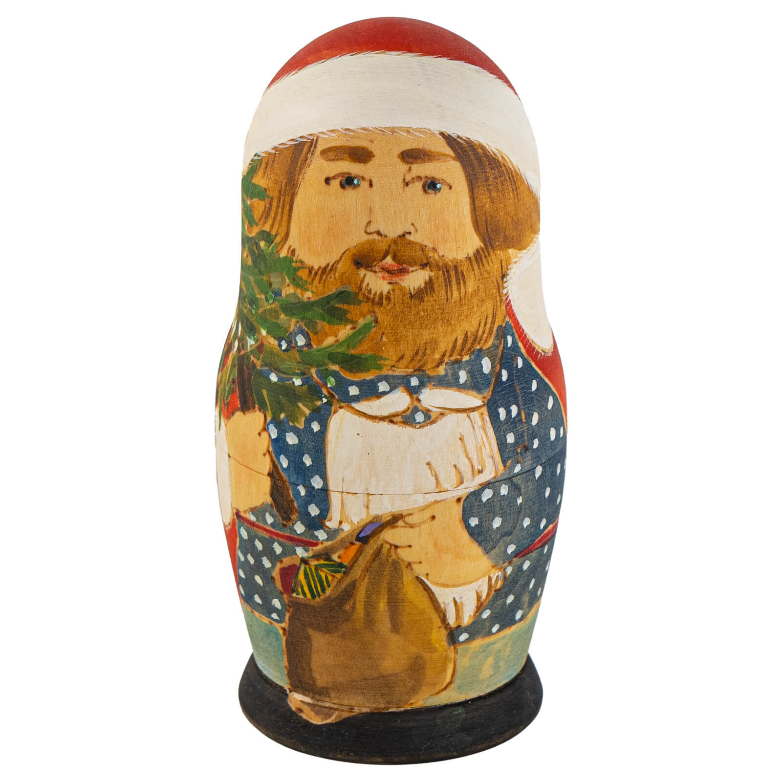 Авторская матрёшка, «Зимняя»