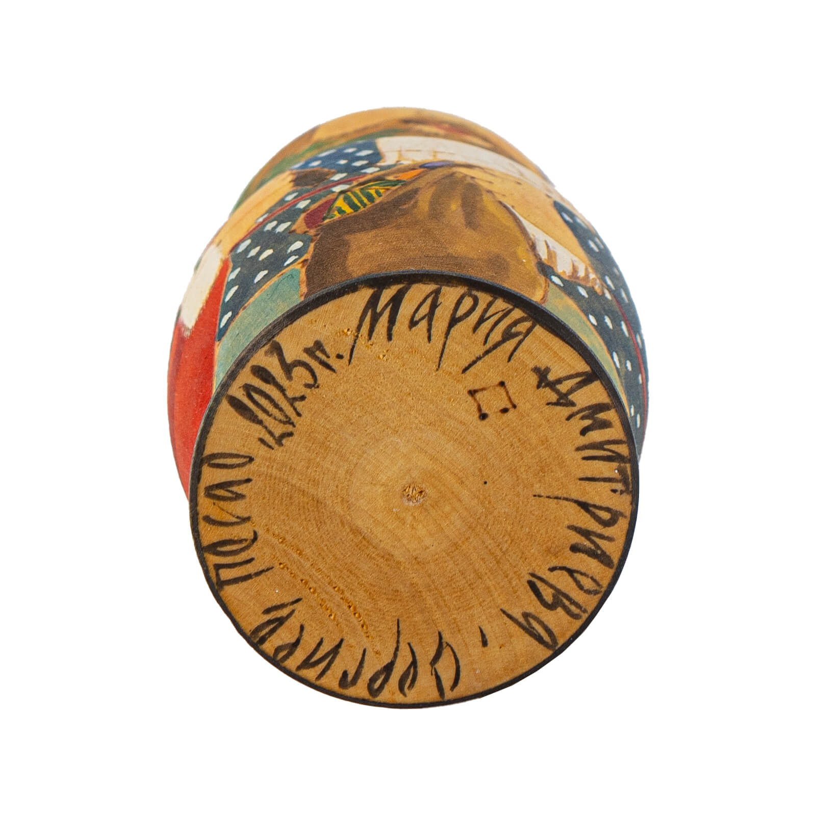 Авторская матрёшка, «Зимняя»