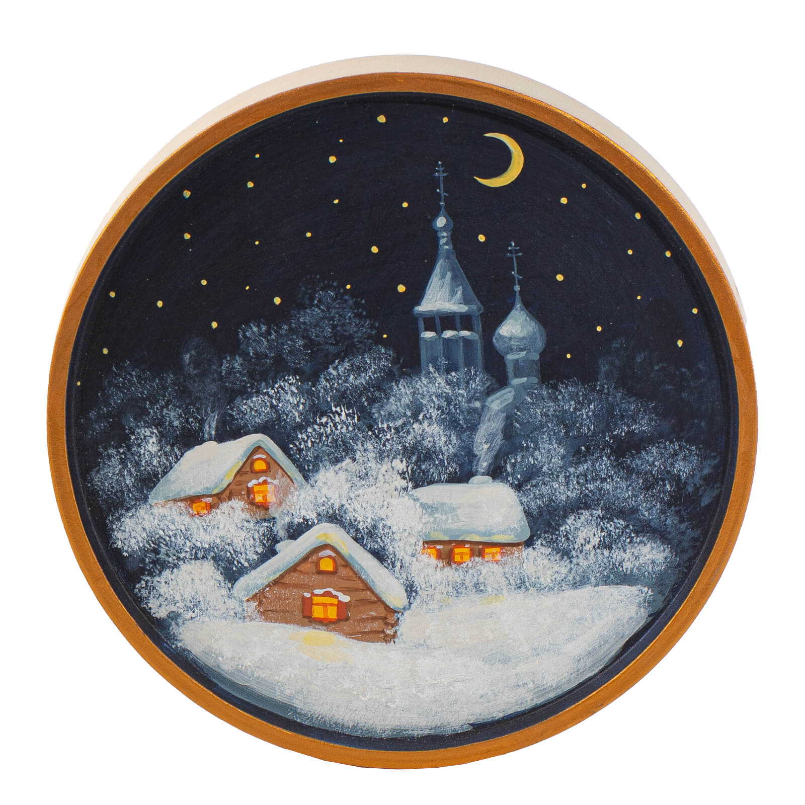 Рождественская ночь, Деревянное панно