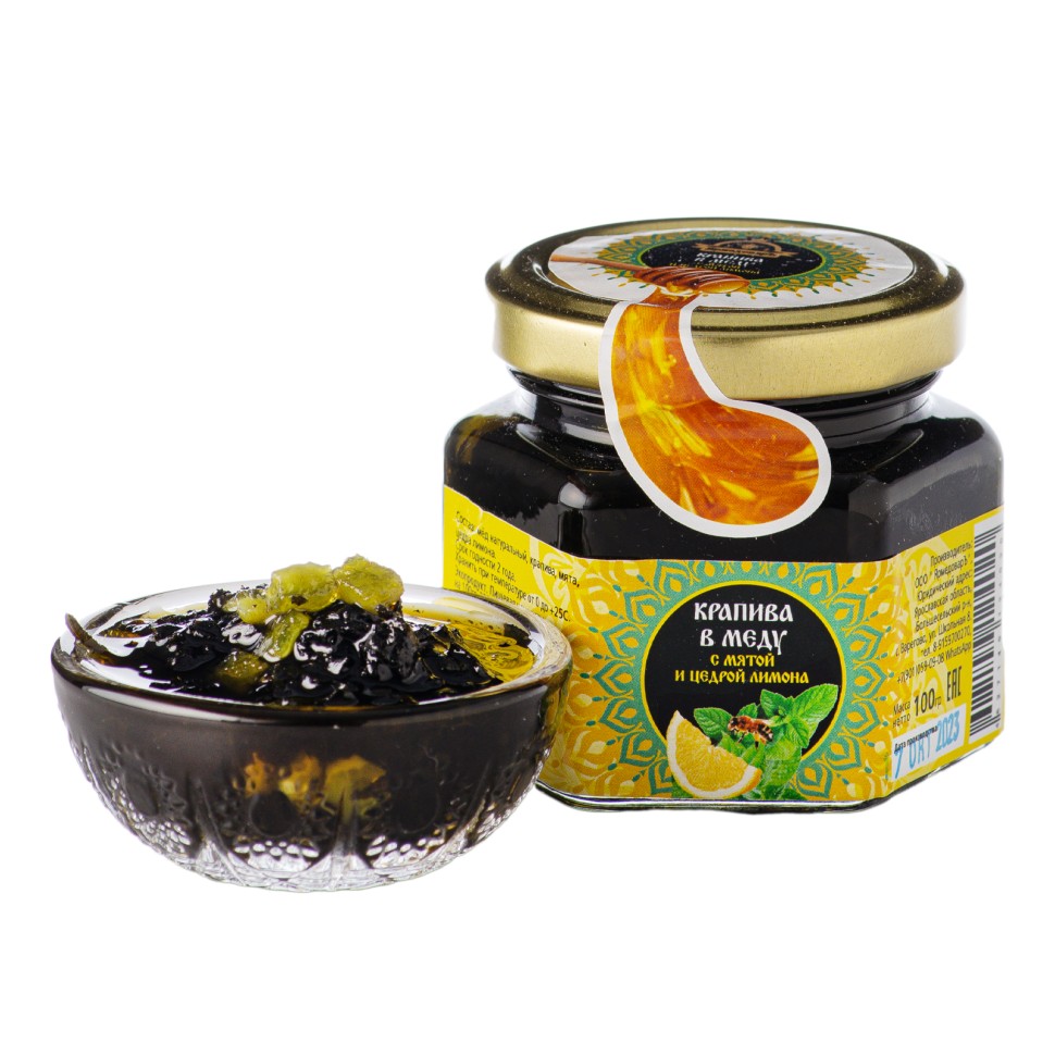 Варенье «Крапива в меду с мятой и цедрой лимона»