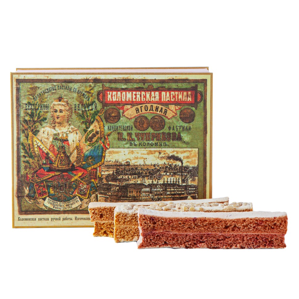 Яблочная пастила с клюквой, клубникой и орехом П. К. Чуприкова