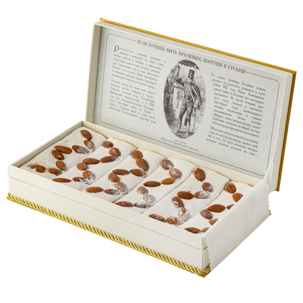 Муфтовая пастила в коньяке с миндалём «Гусарская»