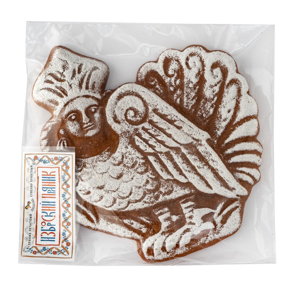 Печатный пряник «Птица-сирин»