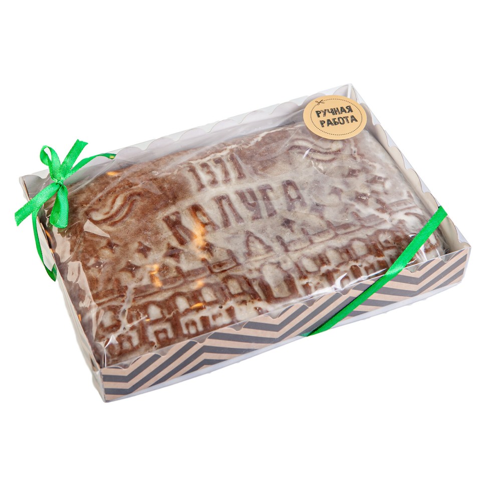 Калужский сырцовый пряник глазированный с повидлом